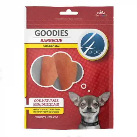 Ultima șansă 4DOG GOODIES Chicken Leg 100g