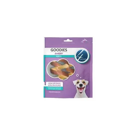 Goodies Recompense cu pui pentru caini 4Dog Bakery Kurtos, 120 g Reducere extra