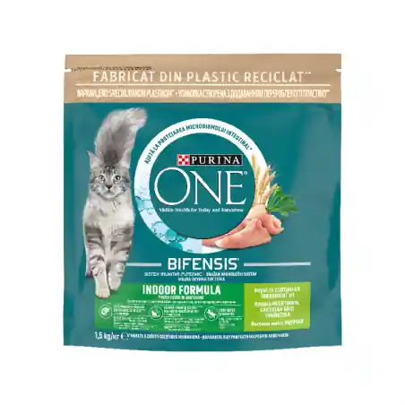One Indoor, hrana uscata pentru pisici, Curcan, 1,5 kg Calitate înaltă