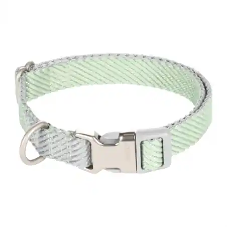 Plată securizată Zgarda, Elly, verde, M, 40-55 cm, 20 mm