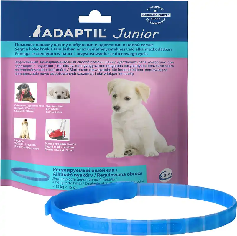 Adaptil Junior zgardă pentru câței - Adaptare calmă la noua casă Mai ieftin