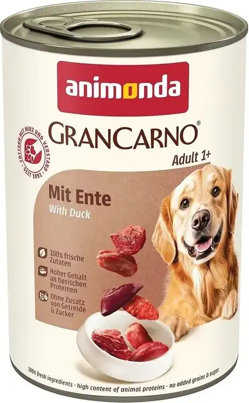 Animonda GranCarno Adult conservă cu rață pentru câini Vezi acum