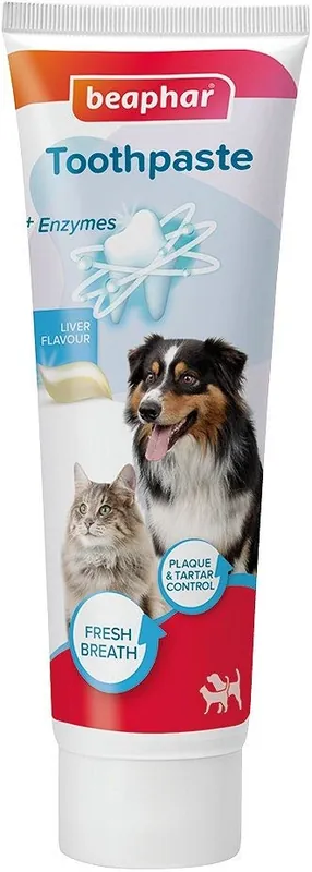 Promoție Beaphar Enzimes Toothpaste Liver Flavour - Pastă de dinți pentru câini cu aromă de ficat de porc