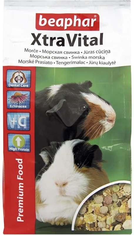 Beaphar XtraVital - Hrană pentru porcușorii de Guineea cu un plus de vitamina C Ofertă specială