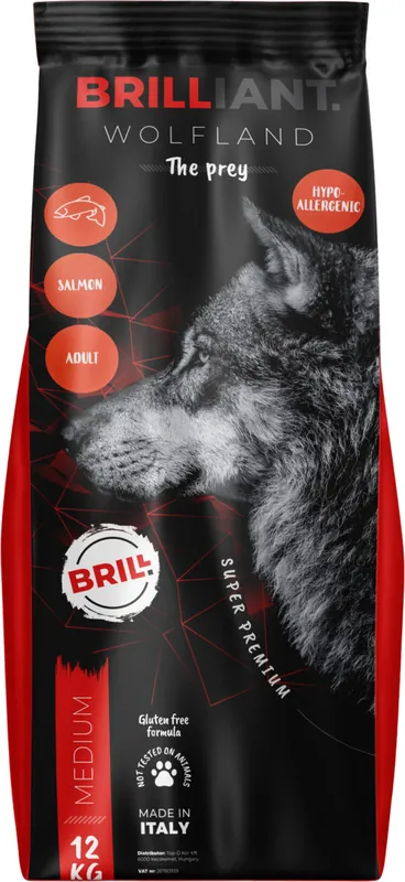 Reducere de preț Brilliant Wolfland Salmon & Rice Monoprotein - Hrană câini monoproteică