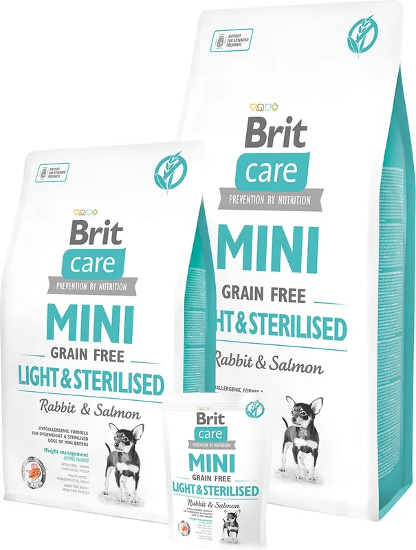 Brit Care Mini Grain Free Light & Sterilised Expediere rapidă