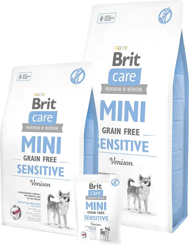 Brit Care Mini Grain Free Sensitive Venison Reducere de preț