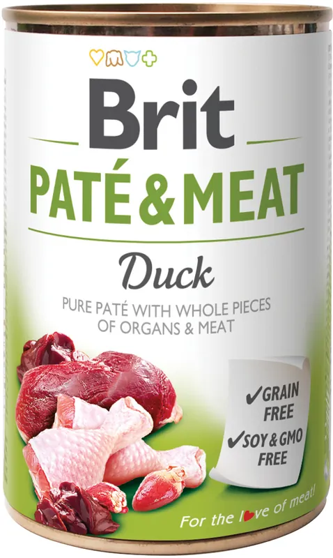 Conservă Brit Care Pate & Meat Duck Promoție