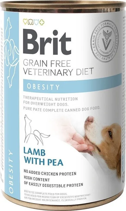 Reducere Brit Veterinary Diets Dog Obesity conservă pentru câini
