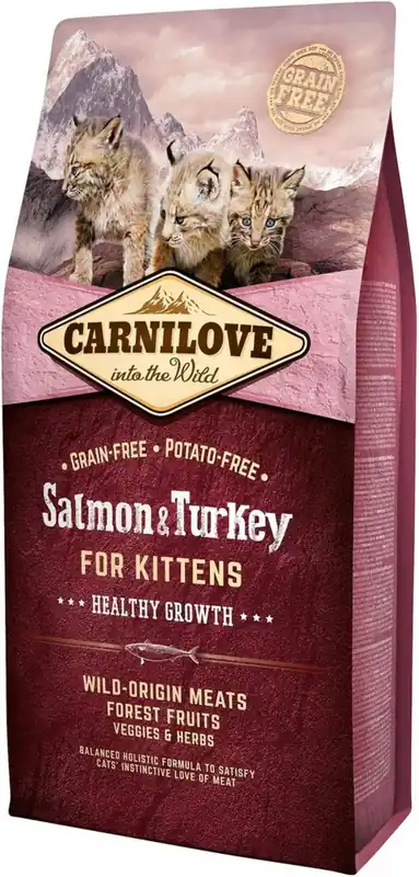 Noutate Carnilove Salmon & Turkey for Kittens Healthy Growth