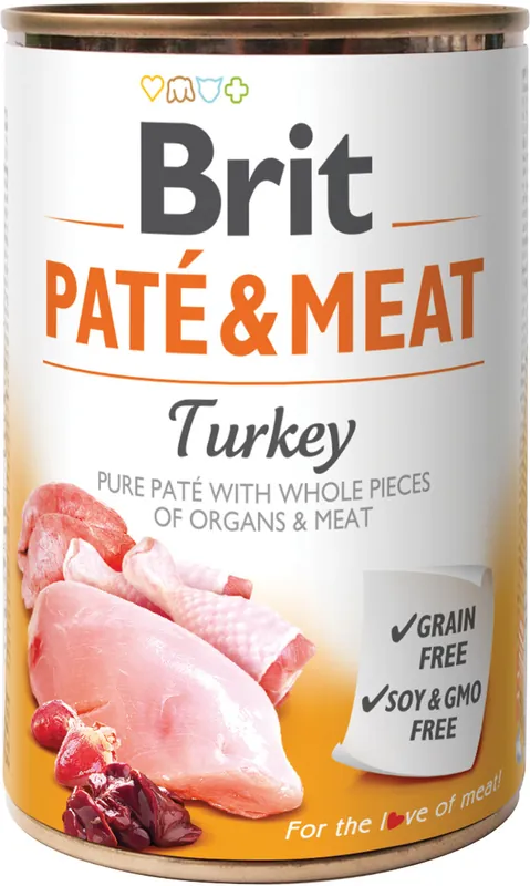 Plată sigură Conservă Brit Care Pate & Meat Turkey