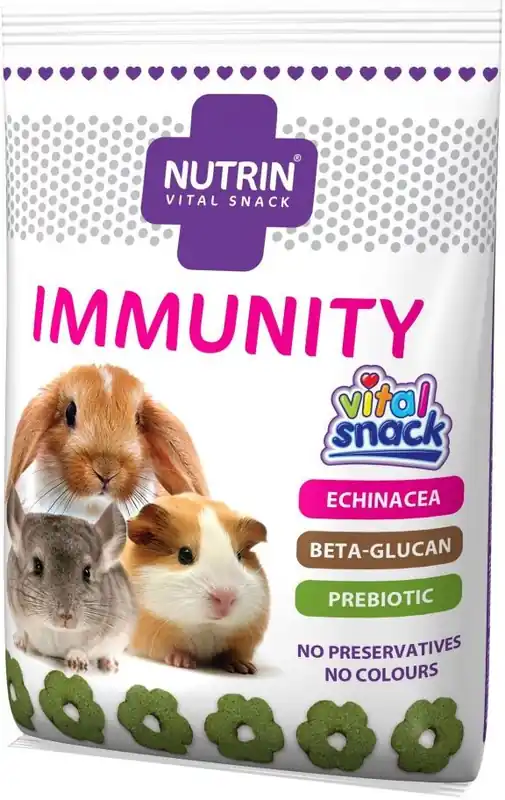 Darwin‘s Nutrin Vital Snack Immunity - Hrană pentru iepuri, porcușori de Guineea și csincsilla Retur gratuit