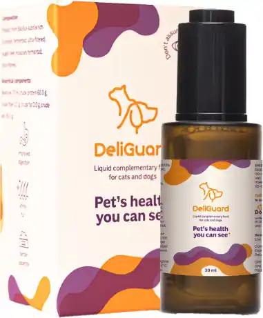 DeliGuard sirop postbiotic pt câini, pisici pt digestie, metabolism, sistem imunitar Cel mai bun preț