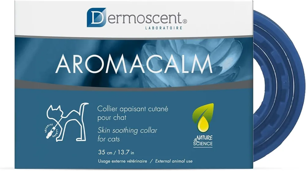 Cel mai vândut Dermoscent Aromacalm - Zgardă calmantă pentru pisici