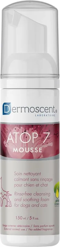 Chilipir Dermoscent ATOP 7 Mousse - Spumă calmantă pentru piele sensibilă