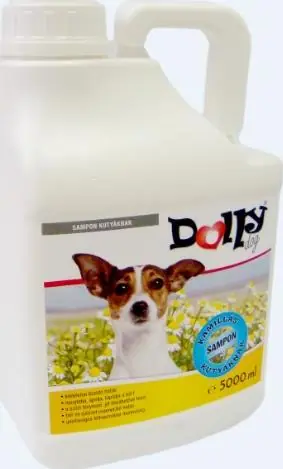 Noutate Dolly șampon de mușețel pe bază de plante pentru câini