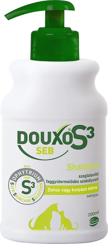 Douxo S3 Seb șampon pentru câini și pisici cu piele grasă și cu mătreață Ofertă