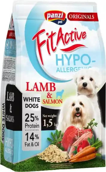 Reduceri FitActive WhiteDogs Lamb & Fish with Apple & Rice
