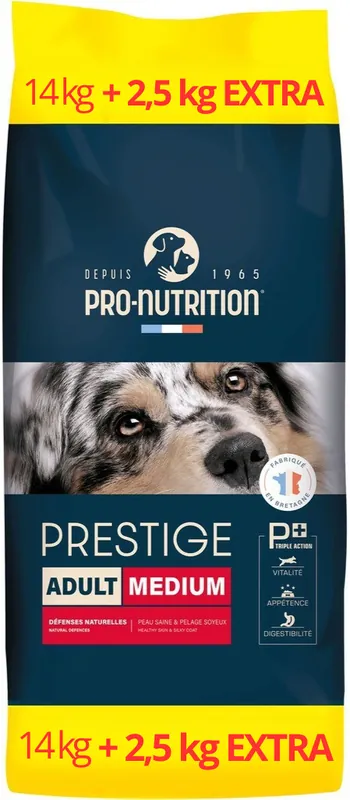 Pro-Nutrition Prestige Adult Medium Pork hrană pentru câini adulți Retur ușor
