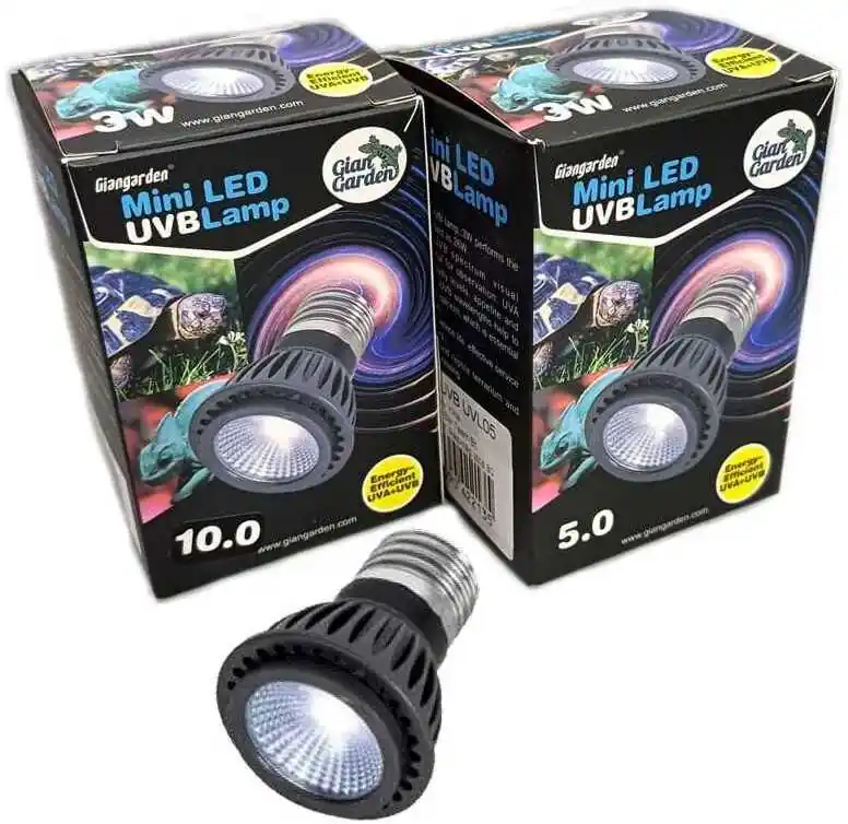 Plată sigură Giangarden Mini LED UVB Lamp bec LED pt terariu (E27)
