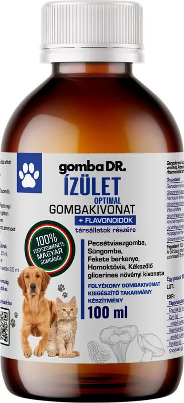 Extract lichid de ciuperci Gomba Dr. ARTICULATII OPTIMAL pentru câini și pisici Ofertă specială