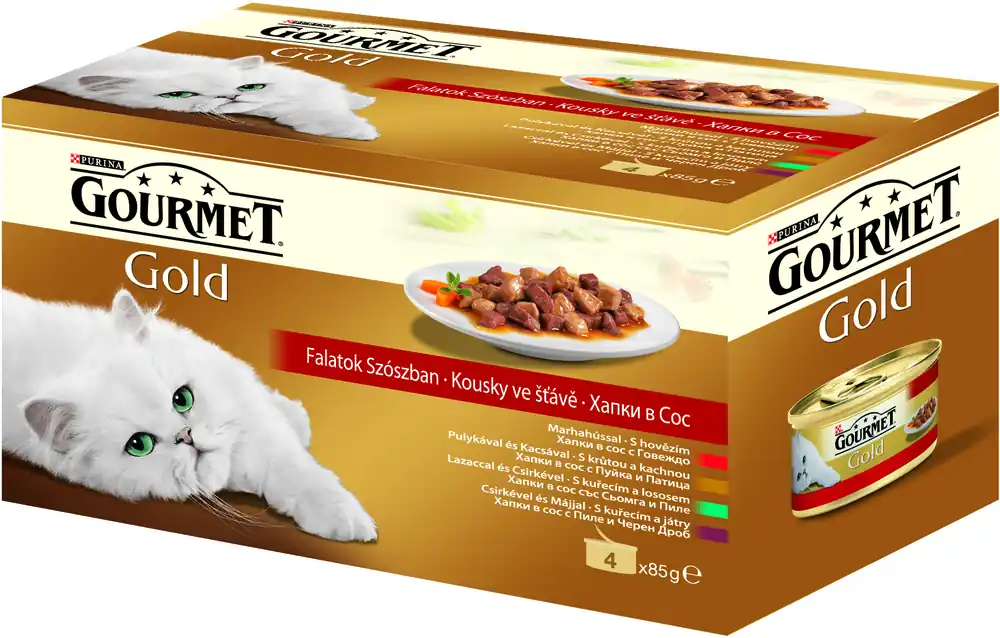 Cumpără acum Gourmet Gold gustări în sos hrană umedă pentru pisici - Multipack