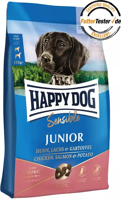 Vezi acum Happy Dog Sensible Junior Salmon & Potato