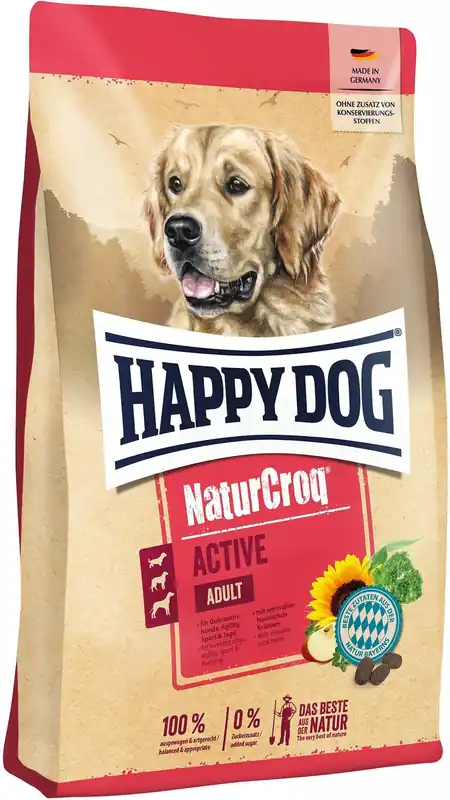 Happy Dog NaturCroq Adult Active - Pentru câini cu necesar ridicat de energie Popular