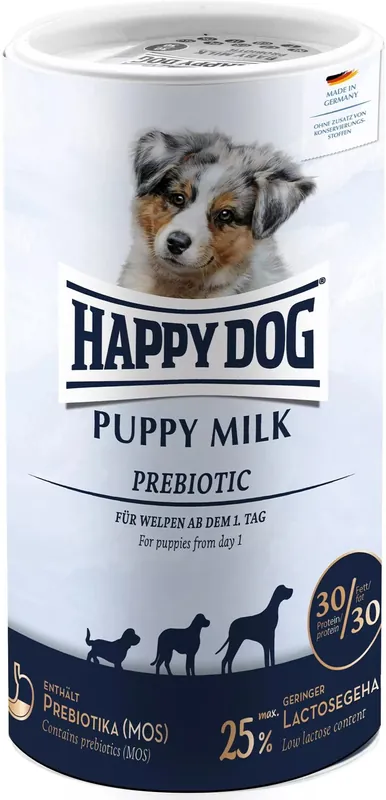 Reducere extra Happy Dog Puppy Milk Prebiotic - Lapte praf prebiotic pt căței (pui) de toate rasele