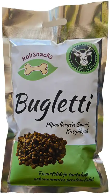 HoliSnacks Bugletti – snack cu insecte pentru câini Ofertă exclusivă