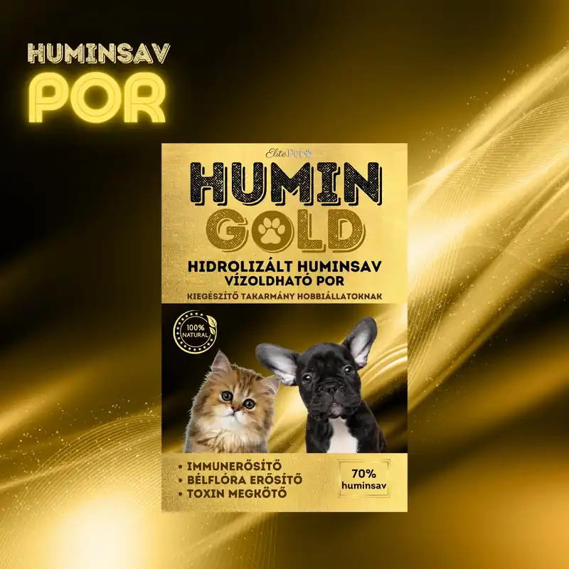 Reducere extra Imunizator Humin Gold cu acid humic hidrolizat pentru câini și pisici