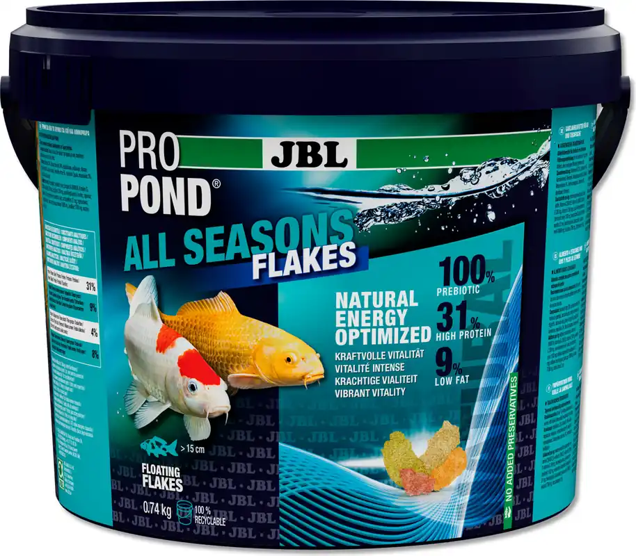 Retur ușor JBL ProPond Flakes All Seasons Flakes - Hrană fulgi pentru pești de iaz
