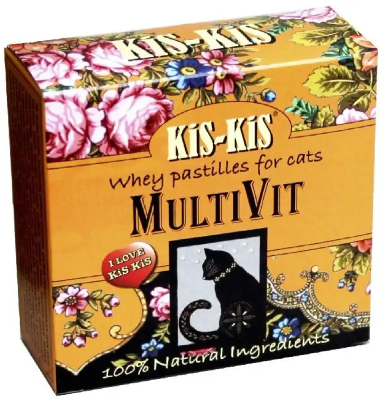 KiS-KiS MultiVit pastile de zer îmbogățite cu vitamine pentru pisici Chilipir
