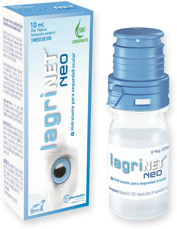 Lagrinet Neo - Picături oftalmice pentru câini, pisici și animale mici (10 ml) Livrare rapidă