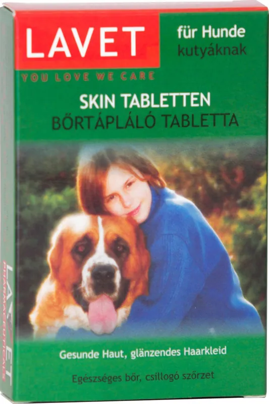 Livrare rapidă Lavet tablete pentru pielea câinilor
