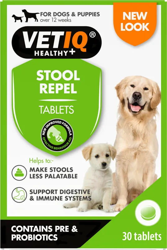 Preț promoțional Vetiq Stool Repel tablete împotriva consumului de fecale