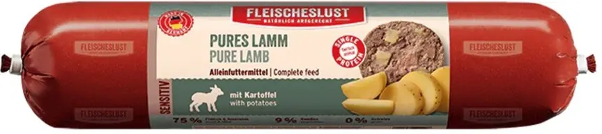 Cel mai bun preț Meatlove Pures Lamm - Ruladă 100% din carne pură de miel cu dovleac, merişor şi sfeclă roşie