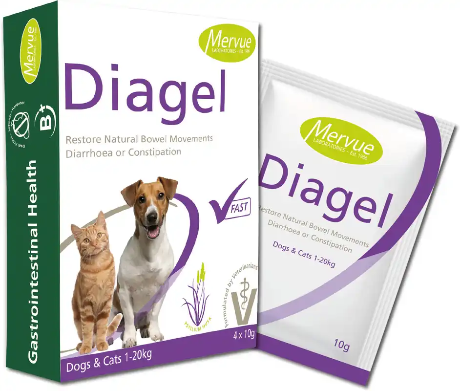 Mervue Diagel pudră pt suportul digestiv la câini și pisici Premium