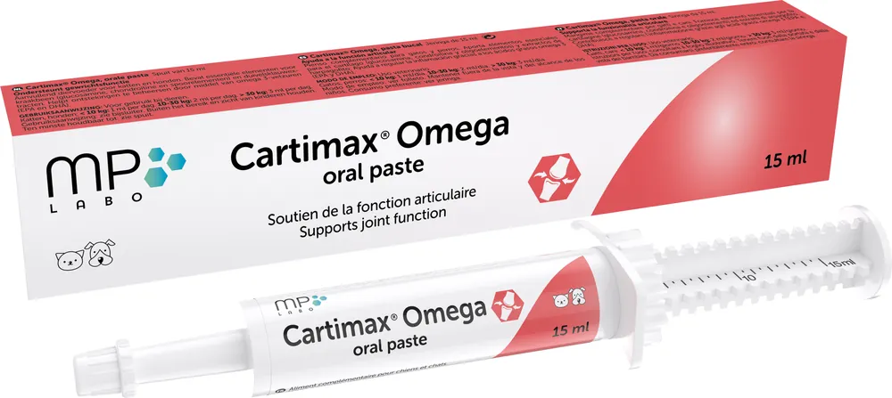 MP Labo Cartimax Omega - Pastă orală de protecție a cartilajelor și articulațiilor pt câini și pisici Chilipir