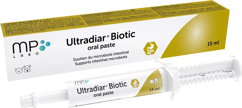 MP Labo Ultradiar Biotic - Pastă biotică orală pt câini și pisici pt susținerea și refacerea florei intestinale Cumpărături sigure