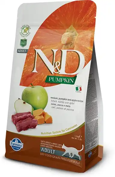 Promoție N&D Cat Grain Free Venison, Pumpkin and Apple