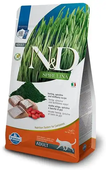 N&D Spirulina Cat Adult Hering Ofertă limitată