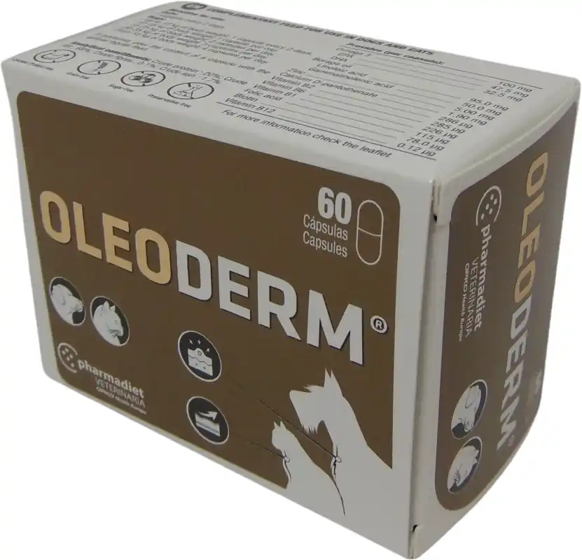 Oleoderm capsule pt câini și pisici Preț promoțional
