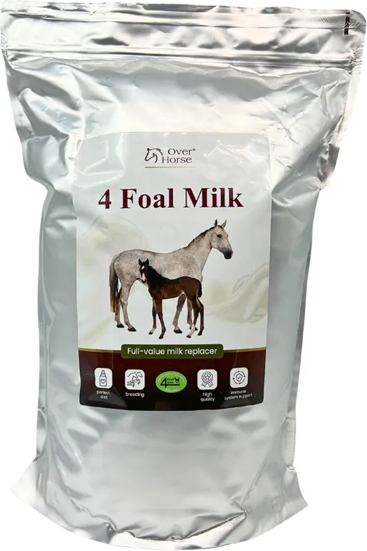 Cumpără online Over Horse 4 Foal Milk - Lapte praf pentru mânji - Înlocuitor complet de lapte