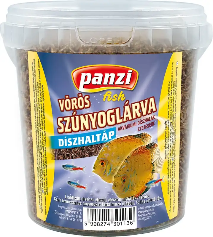 Chilipir Panzi larve roșii de țânțari pentru pești de acvariu