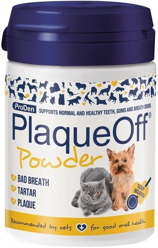 PlaqueOff Animal Proden - Pudră de îngrijire dentară câini și pisici Chilipir
