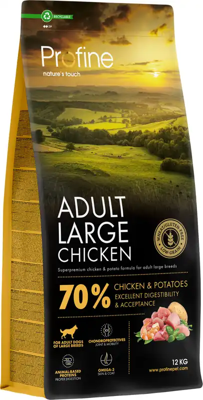 Disponibil imediat Profine Adult Large Chicken & Potatoes
