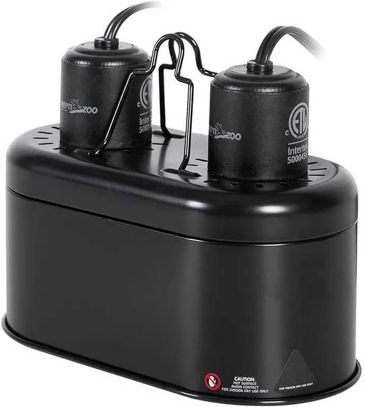 Preț mic Repti-Zoo Nano Combo Dom dublu corp de iluminat pentru terariu