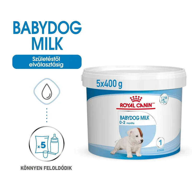 Royal Canin BabyDog Milk - Înlocuitor de lapte pentru cățeluși (0-2 Luni) Preț redus