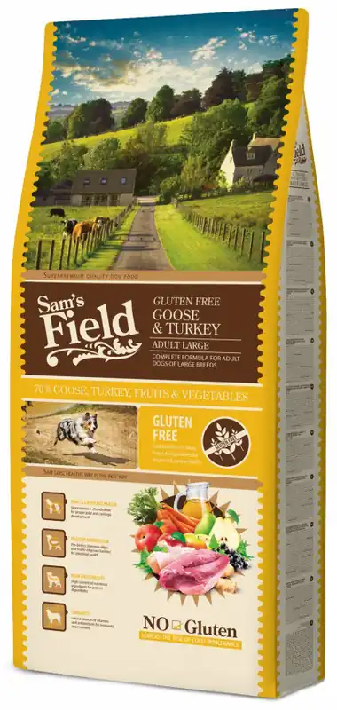Sam‘s Field Gluten Free Adult Large Goose & Turkey Preț mic